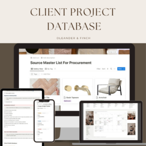Client Project Database